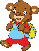 a back to school bear